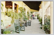 Patio at Will Rogers Home State Historic Park Pacific Palisades CA Postcard
