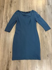 Elie Tahari Sz 8 Women's Dress Nordstrom Teal Midi Classic