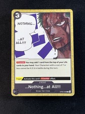 ...Nothing...at All!!! Wings of the Captain #OP06-096 One Piece TCG