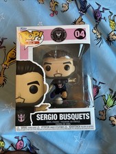 Funko Pop! Figura Vinilo Fútbol MLS Inter Miami Sergio Busquets #04 con Estuche