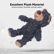 Squeaky Dog Toy Stuffed Plush Dog Toy Indestructible Robust Bear for Pets