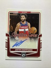 2024-25 Donruss Optic Justin Champagnie Signature Series Auto Wizards (164🔥🔥🔥