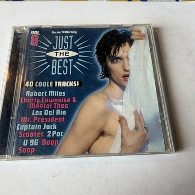 Just The Best Vol. 8 2CD 40 Tracks Robert Miles Mr. President Scooter 2Pac