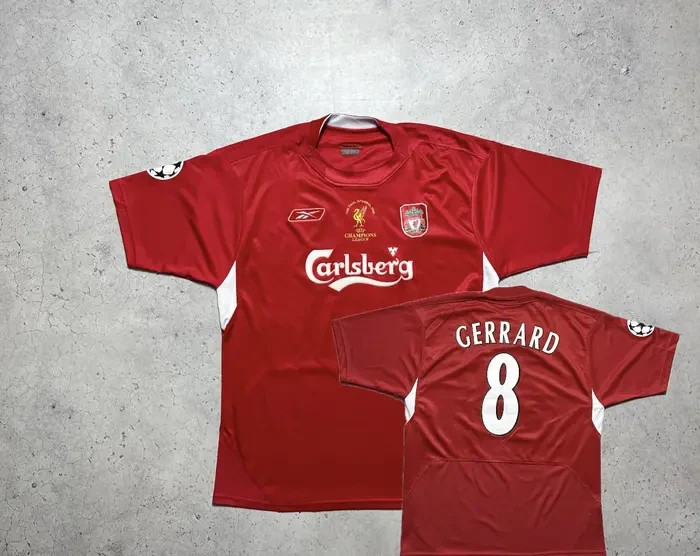 Reebok FC Liverpool 2004/2006 Gerrard #8 Soccer Jersey | eBay