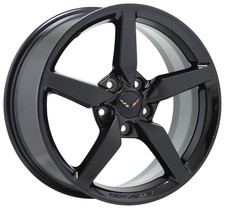 19 Chevrolet Corvette Stingray C7 Rear Gloss Black Wheel Rim Factory Oem 5638