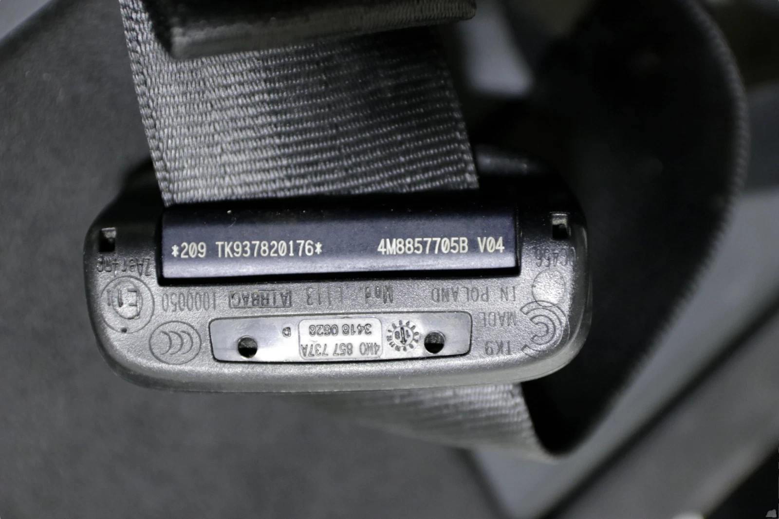Lamborghini Urus Front Left Side Seat Belt Assembly 2019 - 2023 OEM