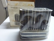 28 Piece Transfer Punch Set 3/32"-1/2" by 64Ths plus 17/32"  31903 