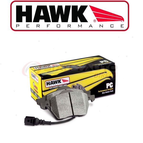 Hawk Rear Disc Brake Pad Set for 2008-2011 Audi R8 - Braking Stopping Wheel bb