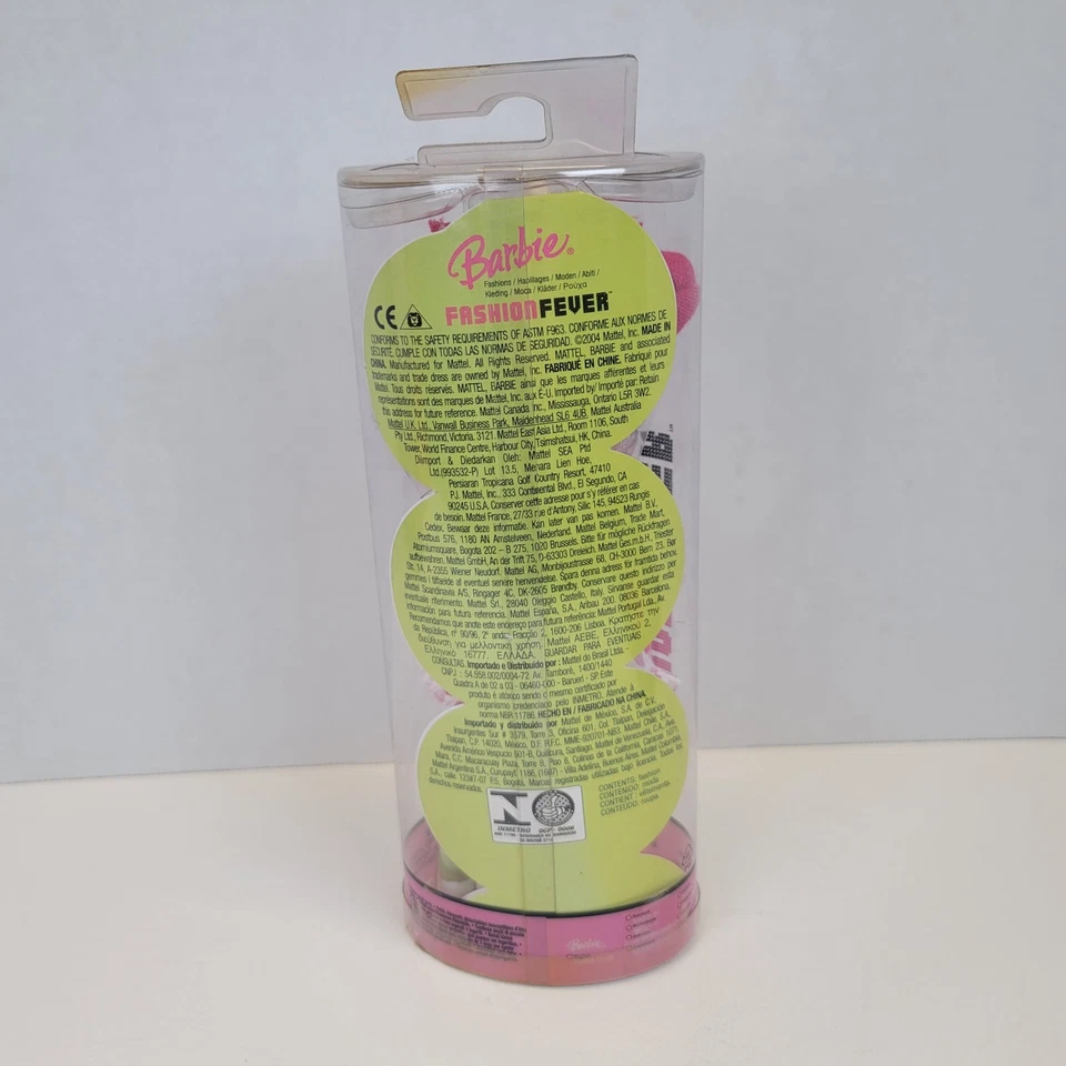 Barbie Moda Fiebre Maniquí Conjunto Lima Cami Rosa Falda Chaqueta 2004 G8994 Foto 3 de 4