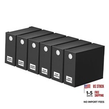 6 Pack Bed Sheet Organizer and Storage, Foldable Sheet Organizer 6 pcs Black