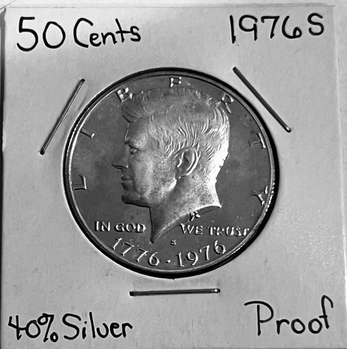 1976-S Kennedy Half Dollar 40% Silver Proof Bicentennial *4875