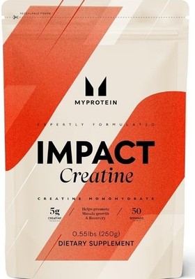 Myprotein Impact Creatine Monohydrate Powder .55lb 50Servings Pure Unflavored