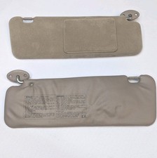 1989-1995 Toyota Pickup 1990-1995 4runner Sun Visor Pair Set Tan Brown Oem