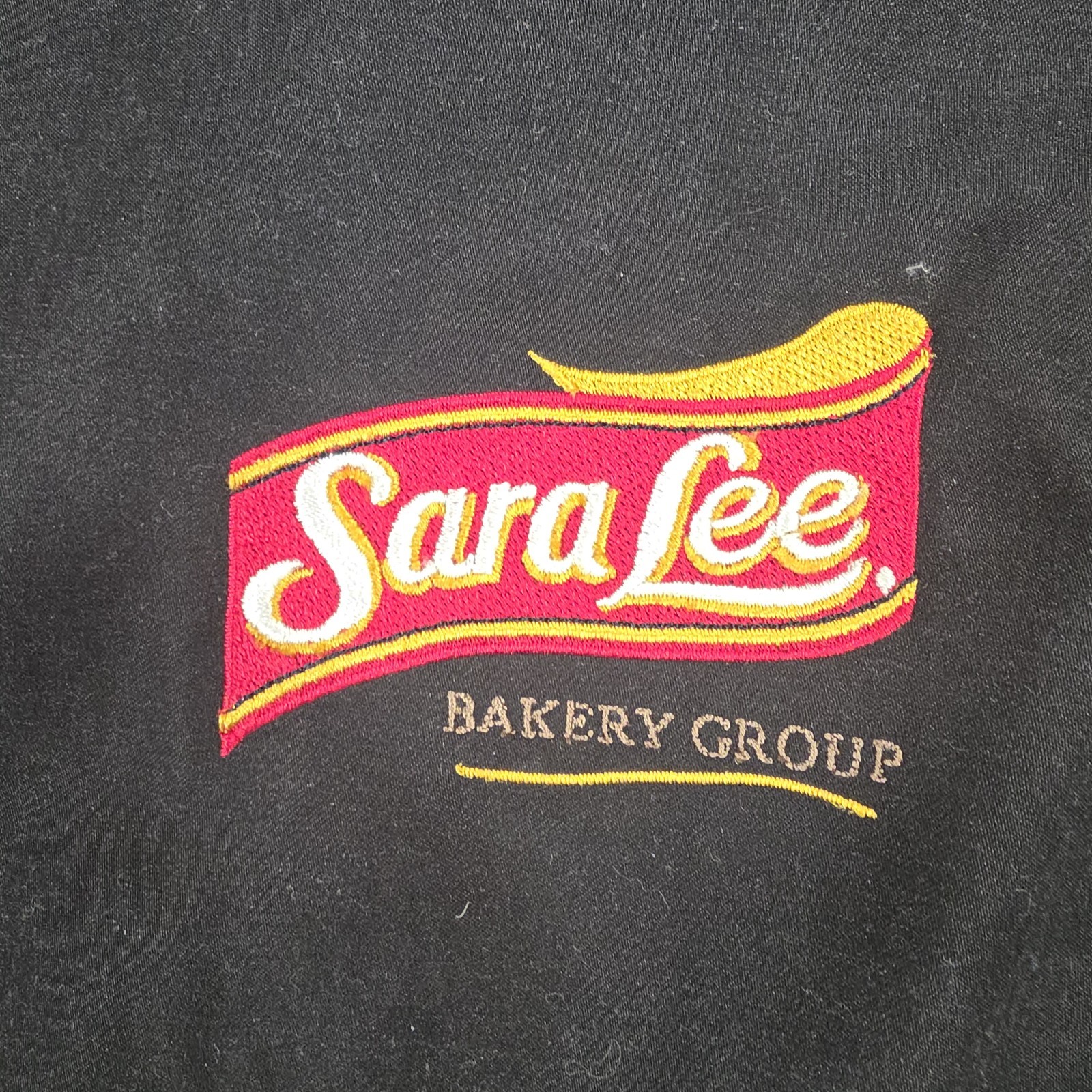 Sara Lee Windbreaker Jacket Men's XL Black Logo Lined Full Zip Bakery Breadcore thumbnail 5