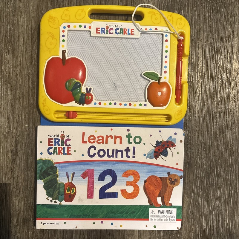 The World of Eric Carle Learn To Count Storybook & Magnetic Kit Travel Fun