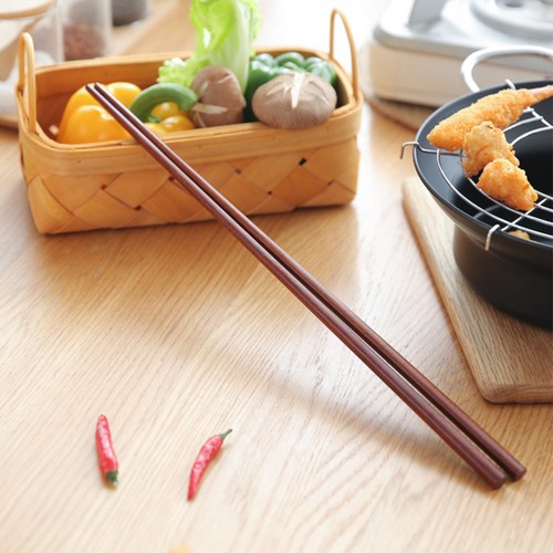 2 Pairs Lange Essstäbchen Für Hot Pot Wiederverwendbare Zum Kochen - Bild 7 von 12