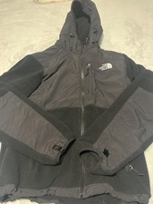 The North Face Jacket Womens Medium Black Hooded Polartec Fleece Zip Outdoor