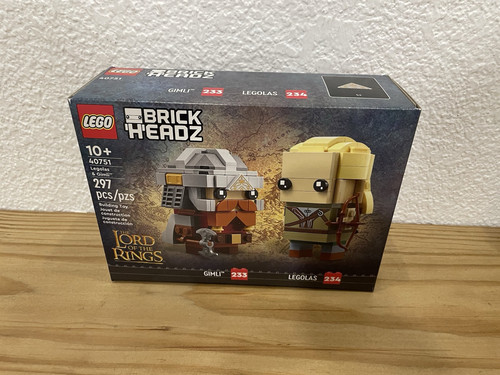 LEGO 40751 Brickheadz The Lord of the Rings Legolas & Gimli - NEW - FREE SHIP - Picture 1 of 2