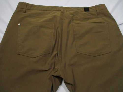 Vuori Meta Pants Men’s 36W x 34L Brown Performance Stretch Pants V430-L - Picture 9 of 12