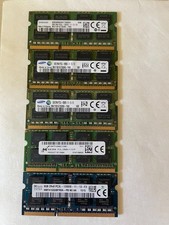 Lots of 8gb ram modules for laptops PC3L 12800S Samsung SK hynix Kingston Micron