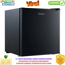 BIG DEAL! Galanz 1.7 Cu ft Single Door Mini Fridge GL17BK Black New