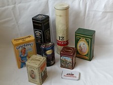 Konvolut Blechdosen Werbung MILKA HARIBO Mondamin Jim Beam Ouzo Metalldosen Dose