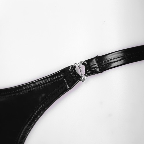 Women's PVC Latex Leather Tangas Thongs G-String Briefs Panties T-back Underwear - Picture 20 of 53