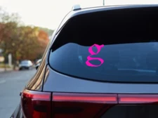 Garbage Car Decal Vinyl Band Logo Glossy Bumper Sticker Alternative Rock Grunge