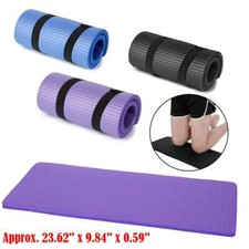 Yoga Mats 0.59 inch 15mm Thick Exercise Gym Mat Non Slip With Carry Straps US