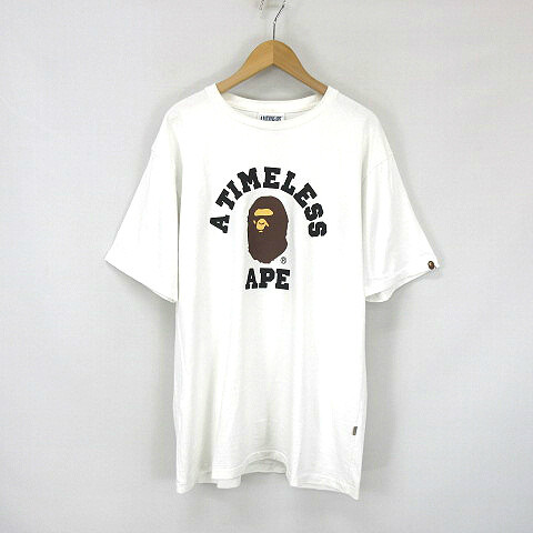 A Bathing Ape Bape X Jjjjound College Tee Xl White T-Shirt Men 