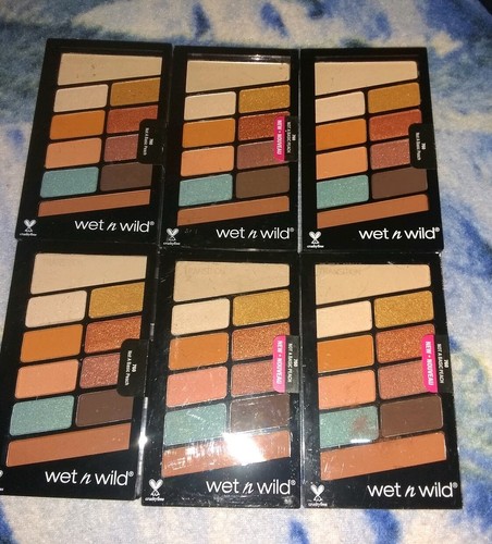 6 WET N WILD COLORICON EYESHADOW 10 PAN PALLET 760 NOT A BASIC PEACH