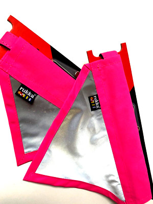 Safety Scarf Reflektorhalstuch rukka Flip Sicherheitshalstuch neonpink L 30-48cm