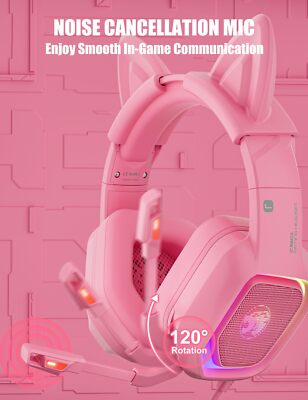 Gaming Headset PHNIXGAM Pink Girl PS4, PS5, Xbox Nigeria