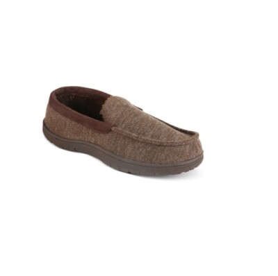 NWT Weatherproof Venetian Corduroy Collar Slippers Size 9/10 M $48 P0058