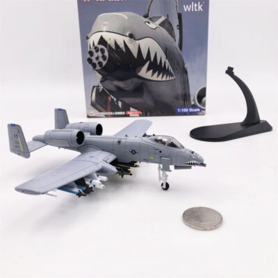 WLTK 1/100 USAF A-10A Thunderbolt ''Shark Painting'' Diecast Modell