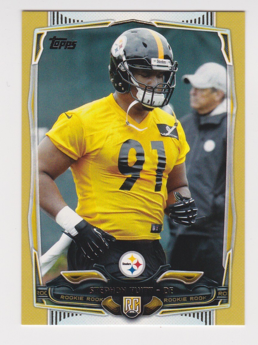 2014 Topps Football Gold Parallel RC Rookie #416 Stephon Tuitt 97/2014 Steelers