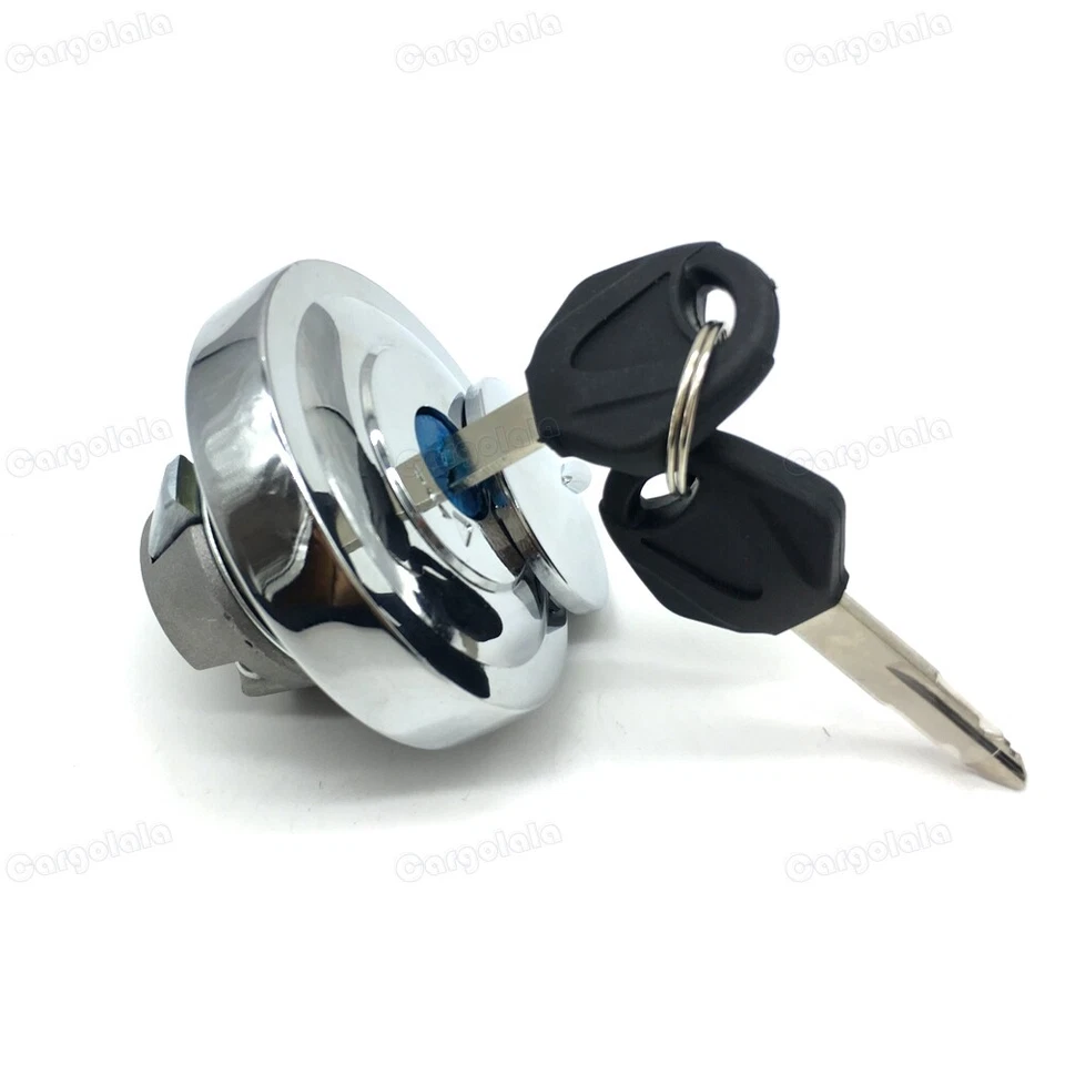 For Yamaha V-Star XVS250/400/650/1100 Ignition Switch Fuel Gas Cap Seat Lock Key - Image 4 of 4