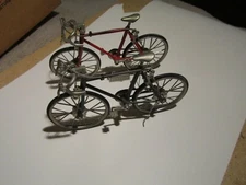 2 Vintage Leadworks Festina Mini Racer Bicycle w/ Moving Parts Rubber Tires 