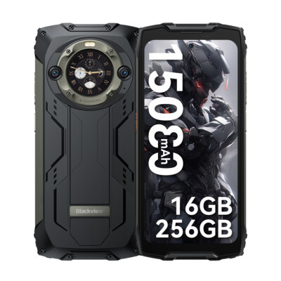 Blackview BV9300 Pro Outdoor Smartphone 16GB+256GB 15080mAh 6,7 Zoll 2.3K 120HZ