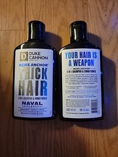  2 Duke Cannon News Anchor Thick Hair Naval Diplomacy 2-in-1 Shampoo Conditioner