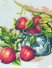 Printed Needlepoint Tapestry  Canvas "Still Life" KA55