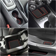 Auovo Anti-dust Mats for Chevrolet Camaro 2010-2015 Center Console Accessories