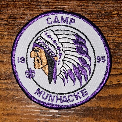 Great Sauk Trail Council Michigan Munhacke District 1995 Native American Patch