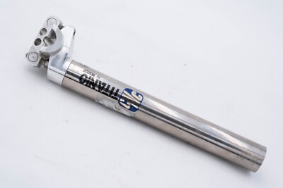 NOS SELCOF TITANIUM CNC SEATPOST 27.2 mm 2 BOLTS 225 mm