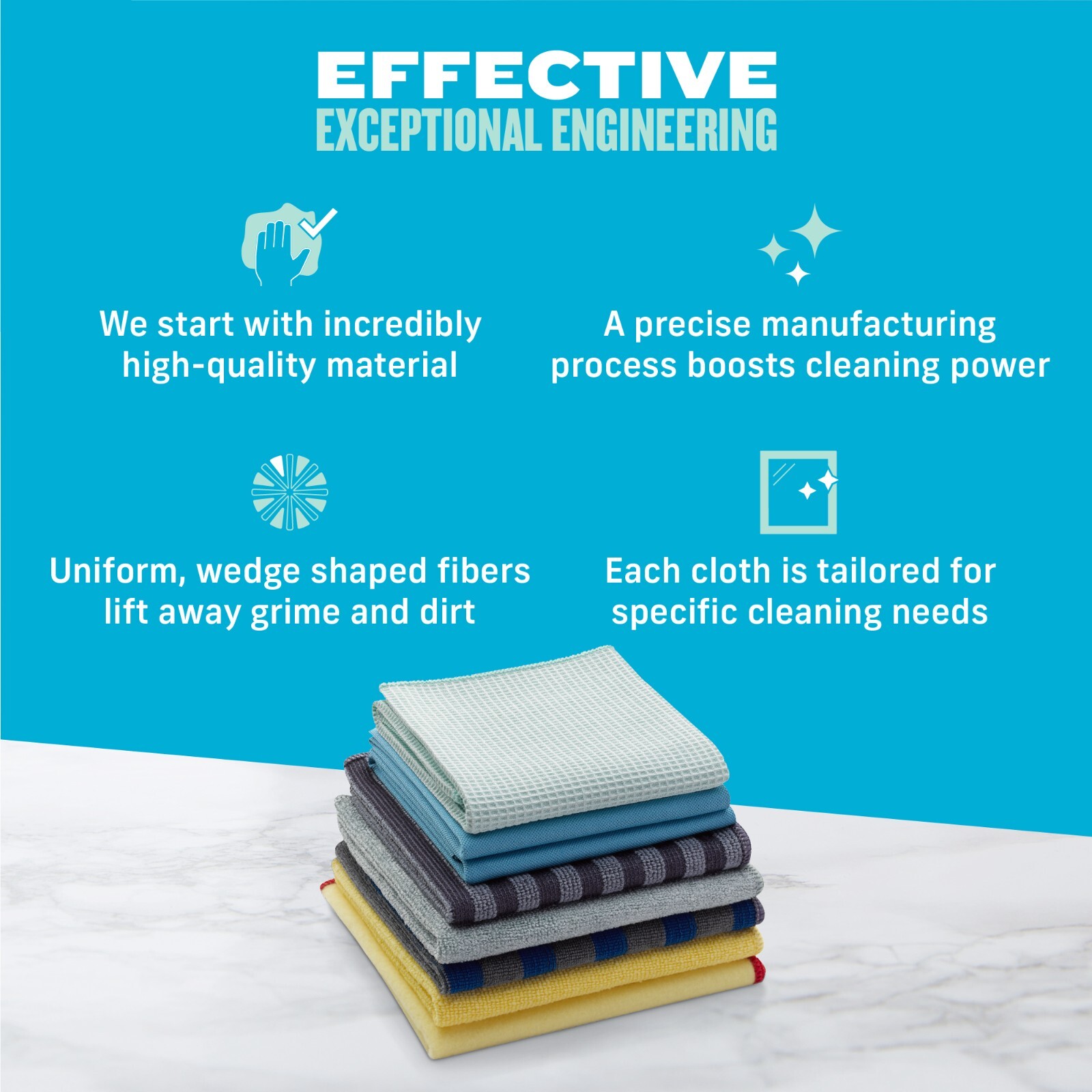 ECloth Home Cleaning Set for Cleaning with Just Water 8 Cloth Set eBay