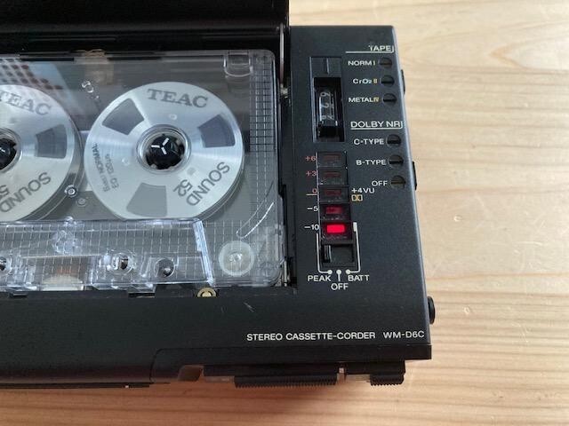 【ジャンク】SONY WALKMAN PROFESSIONAL Vintage Sony Walkman Professional WM-D6C Cassette Player