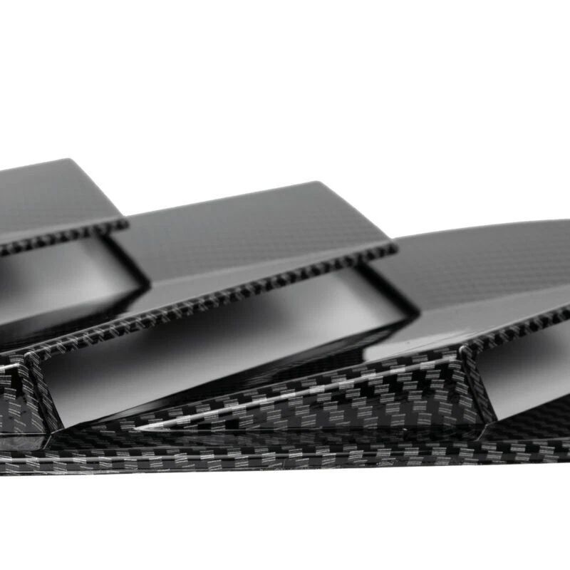 For Ford Focus ST RS Hatchback Window Louver Rear Vent Cover Carbon Fiber ABS 2X — 第 4/4 张图片
