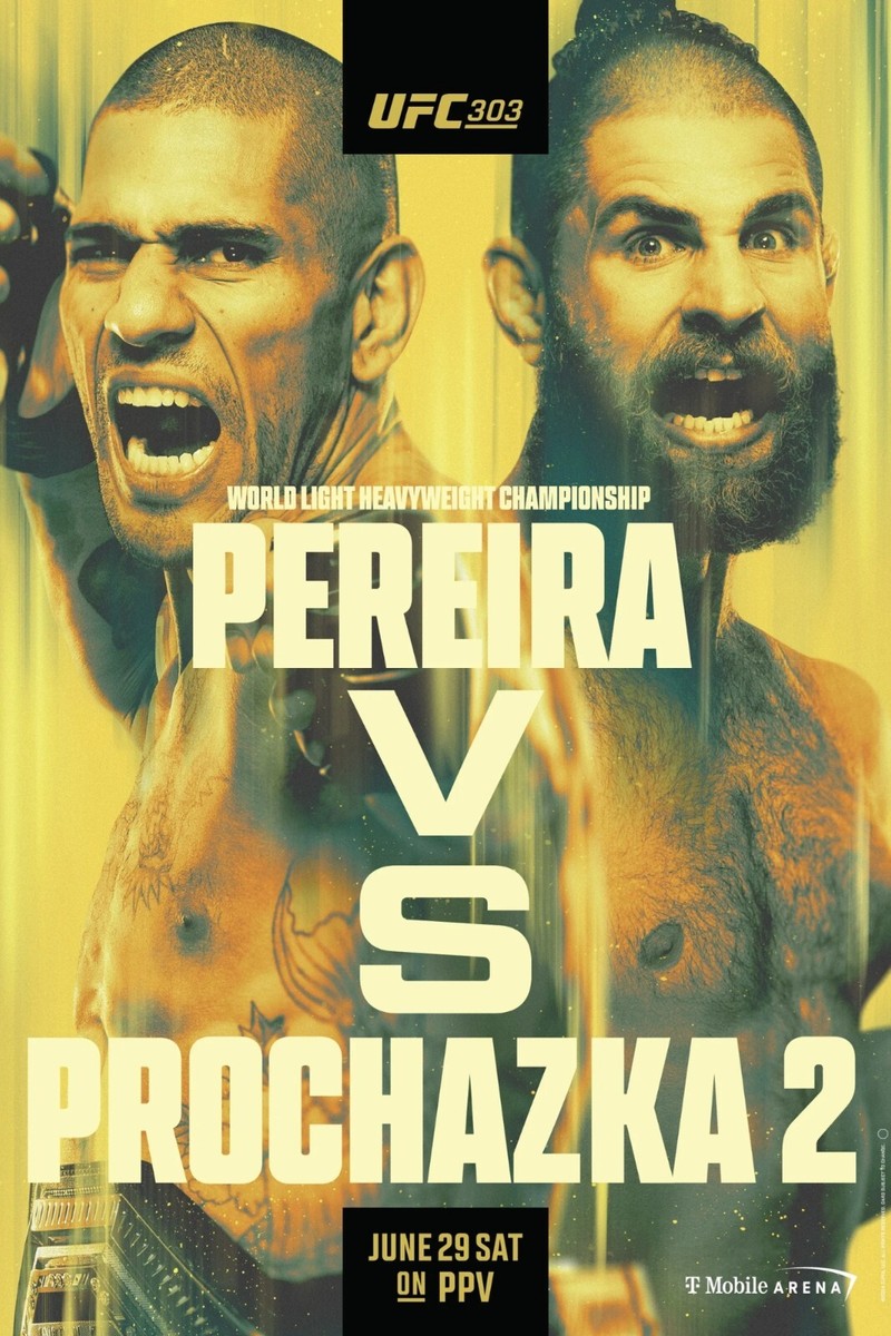 UFC 303 Pereira Vs. Prochazka 2 12x18 Fight Poster Reprint | eBay