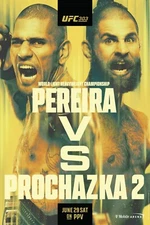UFC 303 Pereira Vs. Prochazka 2 12x18 Fight Poster Reprint