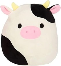 Squishmallows Collection Wildlife Squad Connor the Cow Plush 7.5in NWT